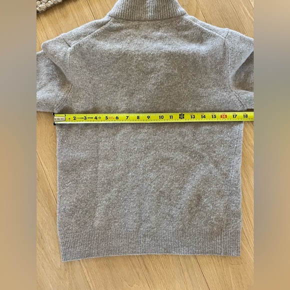 Barbour Sweater With half Zip MKN0585 Stone FW23/24 size small EUC - Picture 11 of 14